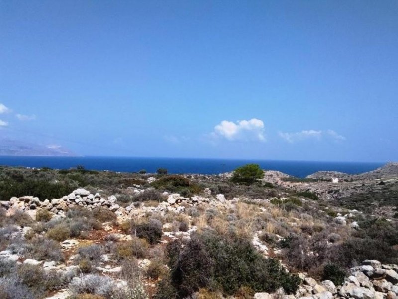 Kokkino Chorio Offener Meerblick in griechischer Landschaft Grundstück kaufen